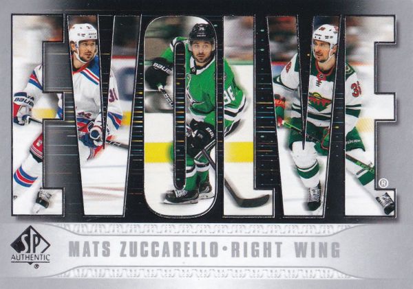 insert karta MATS ZUCCARELLO 23-24 SP Authentic Evolve číslo E-11